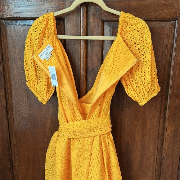 Sachin & Babi Davie yellow mini dress - Picture 7 of 9